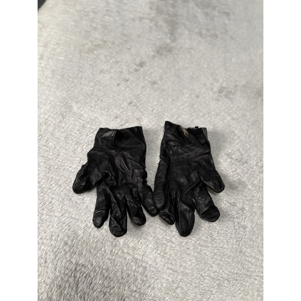 John W. Nordstrom Men's Black Leather‎ Gloves Winter XL - Picture 2 of 5
